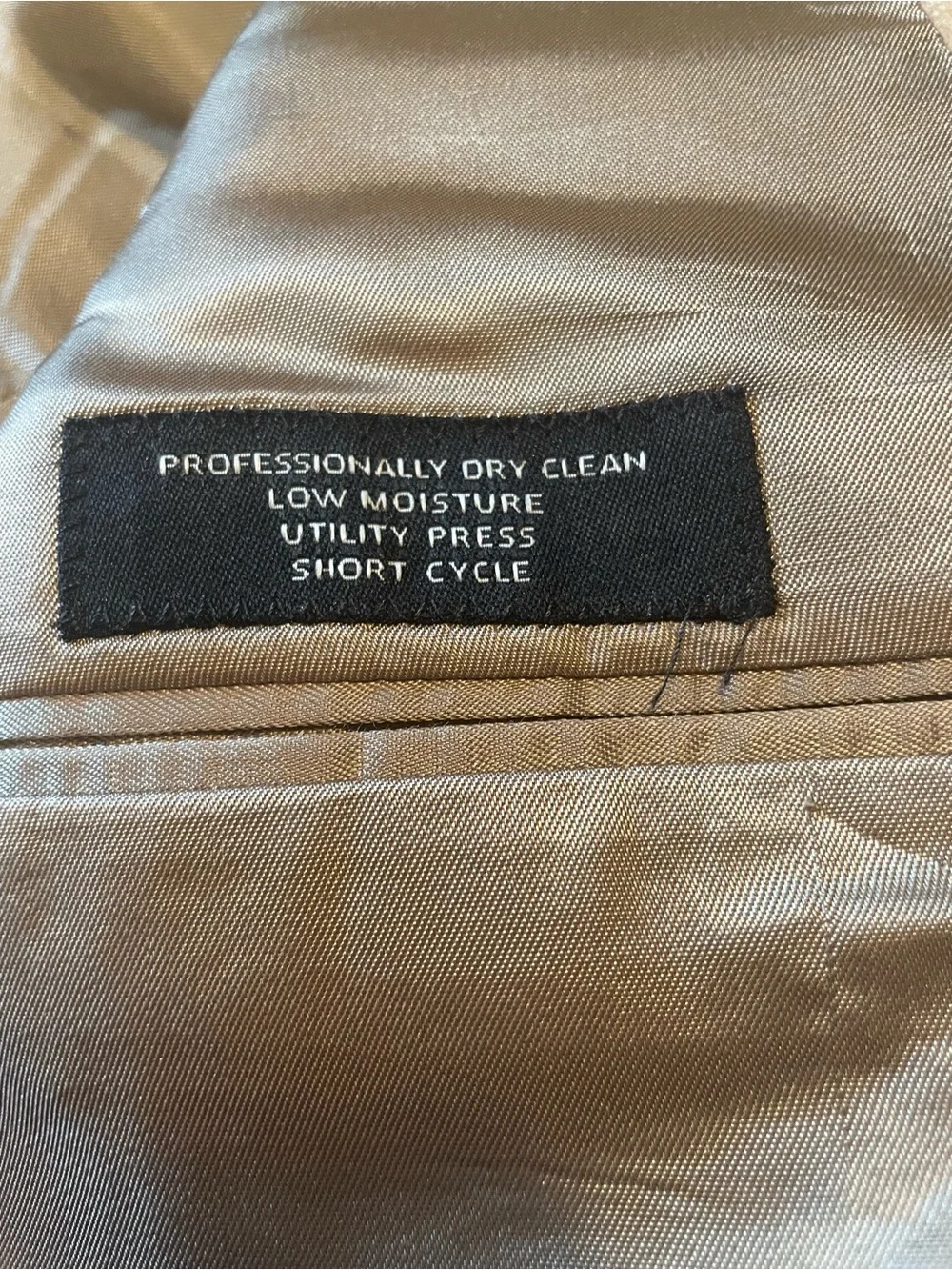 Vintage Jos. A. Bank 100% Camel Hair Blazer 41R Tan Sport Coat Jacket Luxury